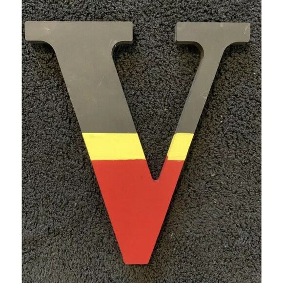 Disney Mickey Mouse Java Coffee Hand Painted Letters Stripes Poke A Dots Red - Picture 4 of 5